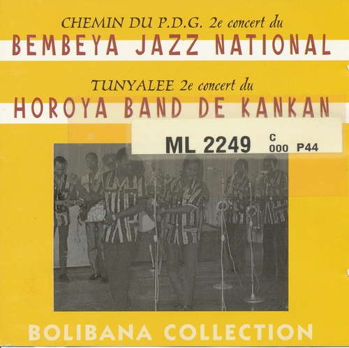 Couverture CHEMIN DU PDG - TUNYALEE de BEMBEYA JAZZ NATIONAL - HOROYA BAND