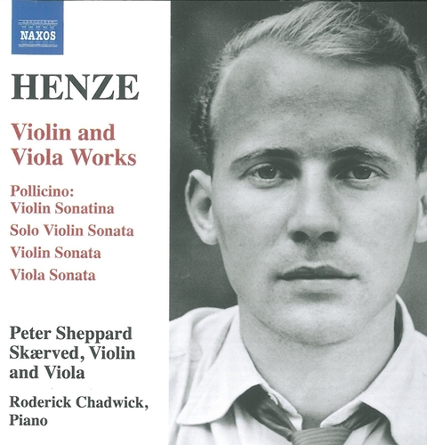 Couverture VIOLIN & VIOLA WORKS de Hans Werner HENZE