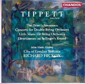 Couverture CONCERTO DOUBLE O.CORDES / DIVERT.ON SELLINGER'S ROUND /... de Michael [Sir] TIPPETT