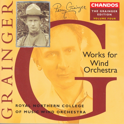 Couverture WORKS FOR WIND ORCHESTRA de Percy George GRAINGER
