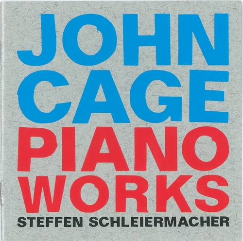 Couverture PIANO WORKS de John CAGE
