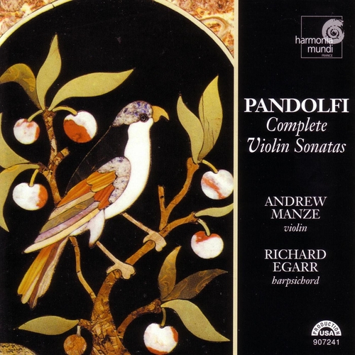 Couverture SONATES POUR VIOLON OP.3 & 4 de Giovanni Antonio PANDOLFI