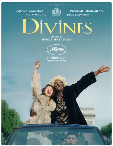 Couverture DIVINES de Houda BENYAMINA