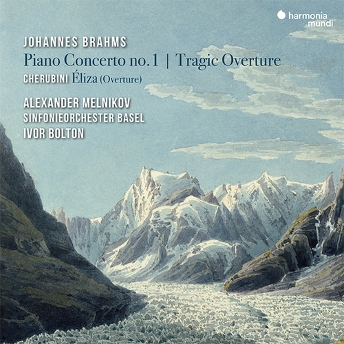 Couverture CONCERTO PIANO 1 / OUVERTURE TRAGIQUE (+ CHERUBINI) de Johannes BRAHMS