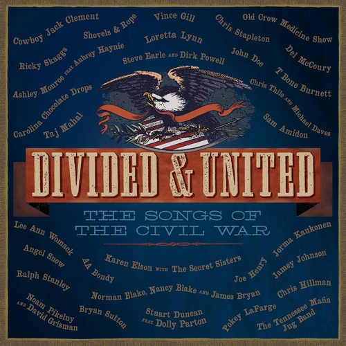 Couverture DIVIDED & UNITED. THE SONGS OF THE CIVIL WAR