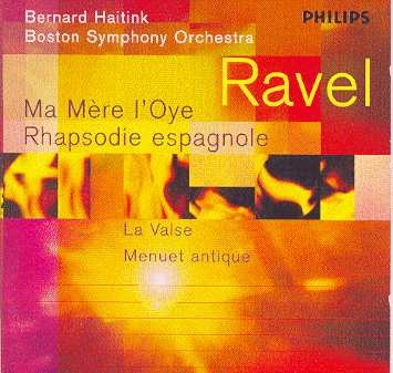 Couverture MA MERE L'OYE / RAPSODIE ESPAGNOLE / MENUET ANTIQUE / VALSE de Maurice RAVEL