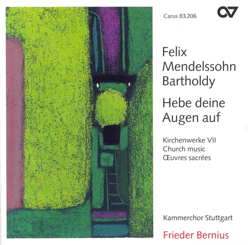 Couverture KIRCHENWERKE : HEBE DEINE AUGEN AUF de Felix MENDELSSOHN-BARTHOLDY