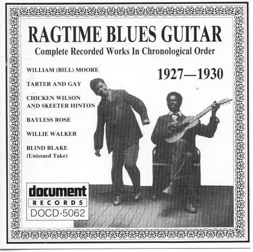 Couverture RAGTIME BLUES GUITAR 1927-1930