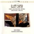 Couverture SONATE FLUTE HAUTBOIS CELLO CLAV. / A SIX LETTER LETTER /... de Elliott CARTER