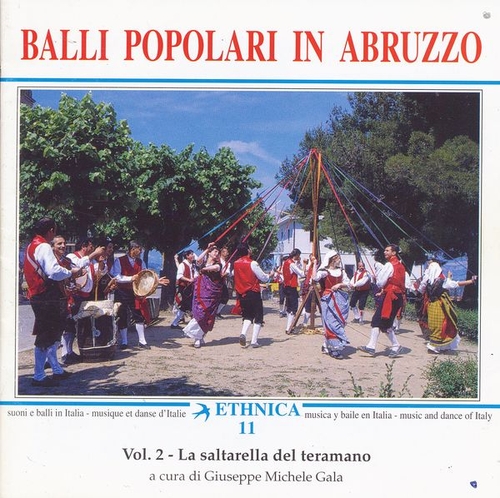 Couverture ETHNICA 11: BALLI POPOLARI IN ABRUZZO VOL. 2: LA SALTARELLA