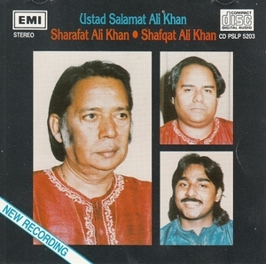 Couverture RAGA MALKAUNS - RAGA THAMES de Salamat Ali KHAN