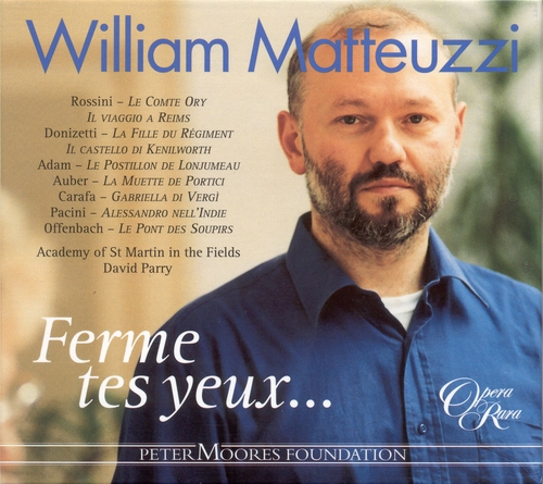 Couverture WILLIAM MATTEUZZI - FERME TES YEUX...