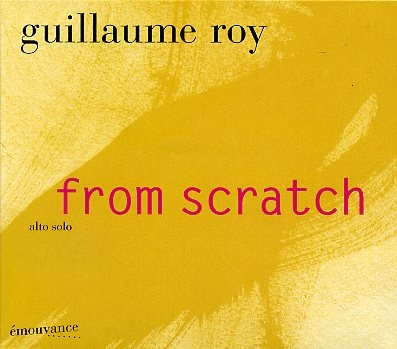 Couverture FROM SCRATCH de Guillaume ROY