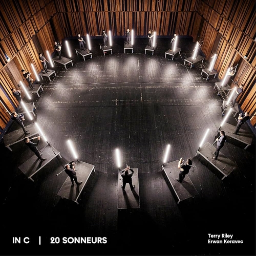 Couverture IN C | 20 SONNEURS de Erwan KERAVEC, TERRY RILEY