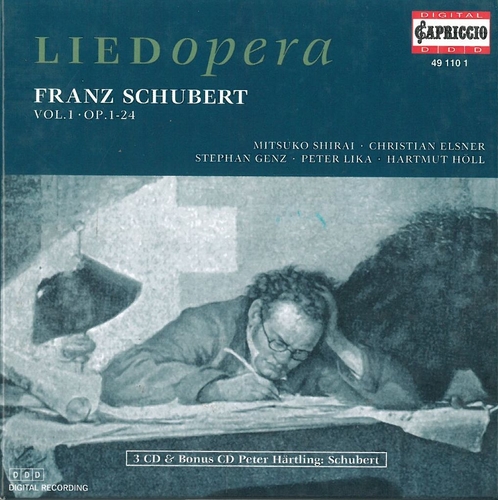 Couverture LIED OPERA VOL.I: OP.1-24 de Franz SCHUBERT