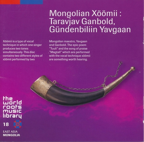 Couverture MONGOLIAN XÖÖMII: TARAVJAV GANBOLD, GÜNDENBILIIN YAVGAAN de Taravjav GANBOLD, GÜNDENBILIIN YAVGAAN