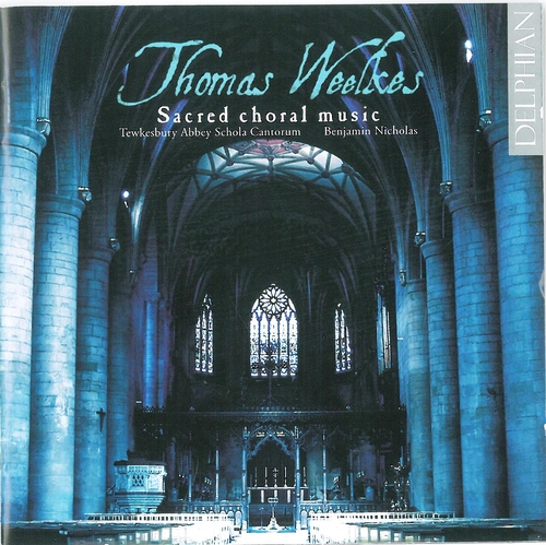 Couverture SACRED CHORAL MUSIC de Thomas WEELKES