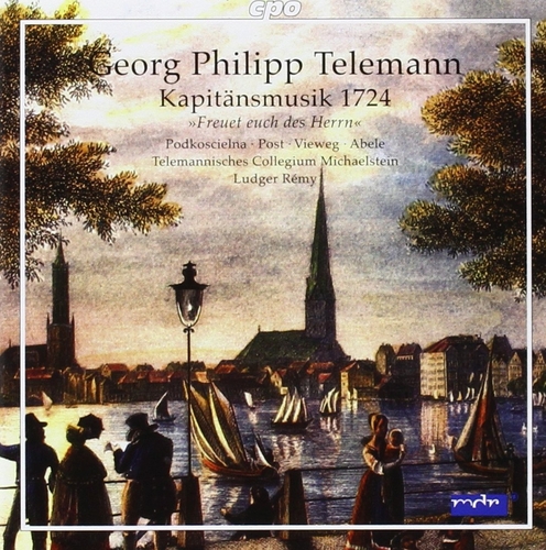 Couverture KAPITÄNSMUSIK 1724 de Georg Philipp TELEMANN
