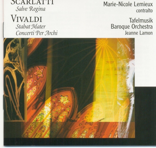 Couverture SALVE REGINA (+ VIVALDI: STABAT MATER / CONCERTO VIOLON de Domenico SCARLATTI