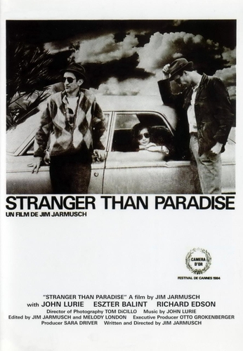 Couverture STRANGER THAN PARADISE de Jim JARMUSCH