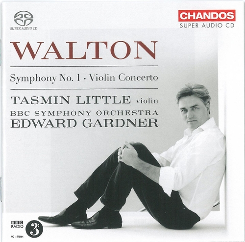 Couverture SYMPHONIE 1 / CONCERTO VIOLON de William WALTON