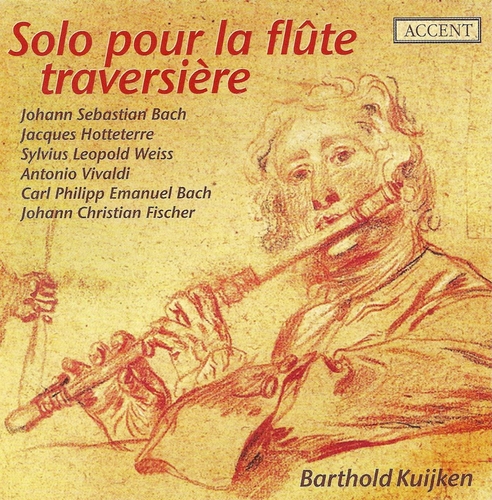 Couverture SOLO POUR LA FLUTE TRAVERSIERE (BACH, HOTTETERRE, WEISS...)