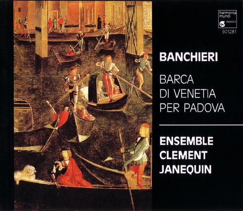 Couverture BARCA DI VENETIA PER PADOVA, DILETTEVOLI MADRIGALI A 5 VOCI de Adriano BANCHIERI