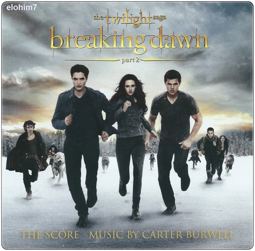 Couverture THE TWILIGHT SAGA: BREAKING DAWN - PART II (SCORE) de Carter BURWELL