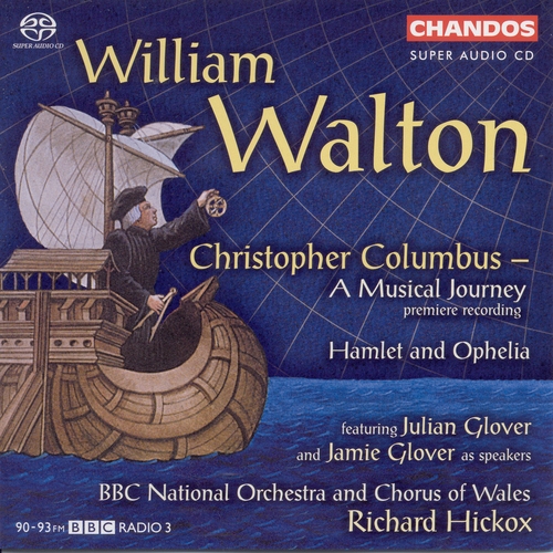 Couverture CHRISTOPHER COLUMBUS / HAMLET AND OPHELIA de William WALTON