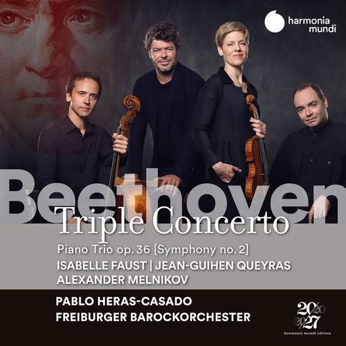 Couverture TRIPLE CONCERTO OP.56 / TRIO OP.36 de Ludwig van BEETHOVEN