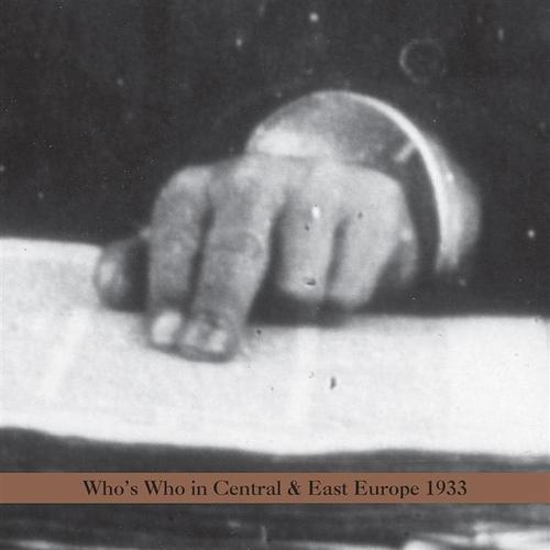 Couverture WHO'S WHO IN CENTRAL & EAST EUROPE 1933 de Arnold DREYBLATT