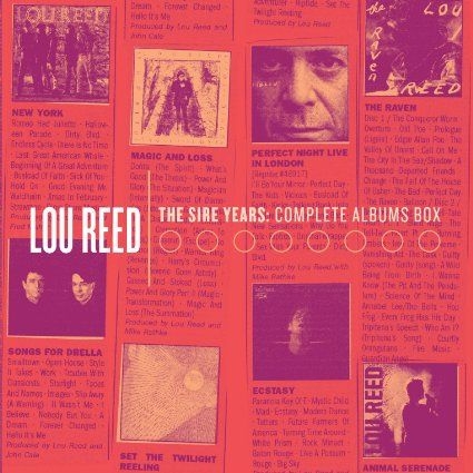Couverture THE SIRE YEARS : COMPLETE ALBUMS BOX de Lou REED