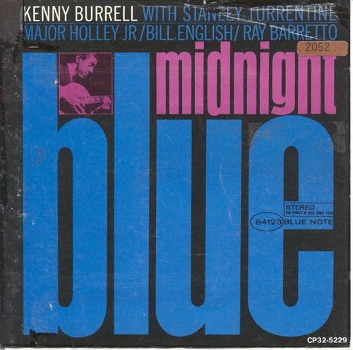 Couverture MIDNIGHT BLUE de Kenny BURRELL