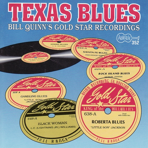 Couverture TEXAS BLUES (BILL QUINN'S GOLD STAR RECORDINGS) de TEXAS