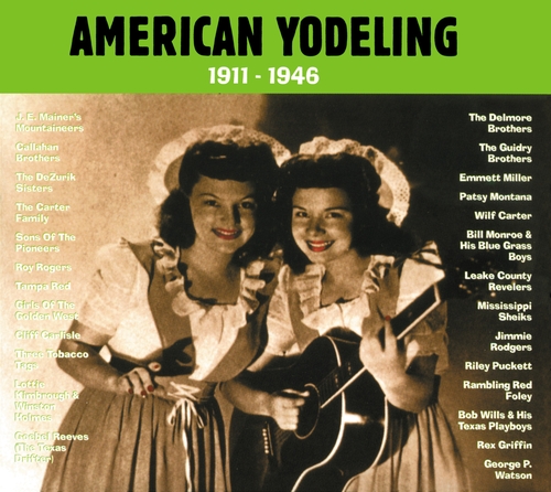 Couverture AMERICAN YODELING 1911-1946