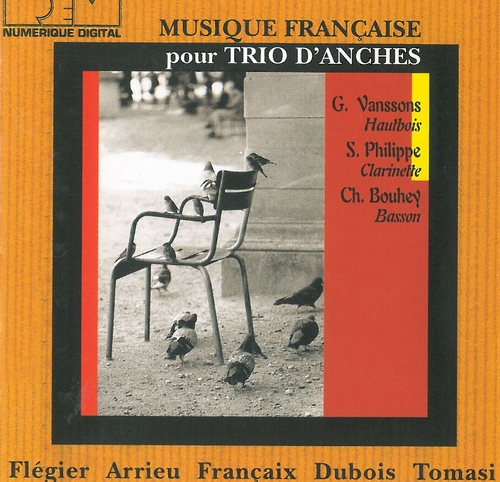 Couverture MUSIQUE FRANCAISE POUR TRIO D'ANCHES