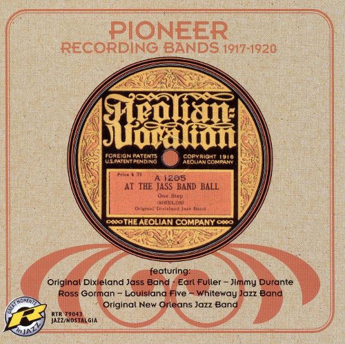 Couverture PIONEER RECORDING BANDS 1917-1920 de NEW ORLEANS