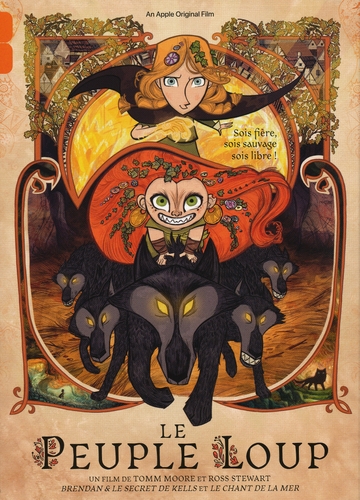 Couverture LE PEUPLE LOUP de Tomm MOORE