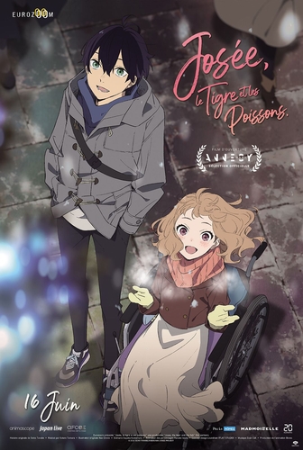 Couverture JOSÉE, LE TIGRE ET LES POISSONS de Kotaro TAMURA