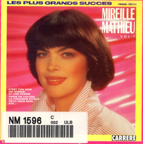 Couverture LES PLUS GRANDS SUCCES, VOL.1 (1966-1970) de Mireille MATHIEU