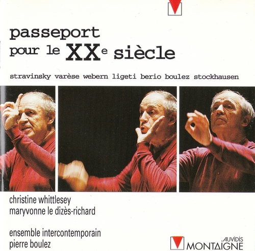 Couverture PASSEPORT POUR LE XX°SIECLE - VOYAGE GUIDE PAR PIERRE BOULEZ