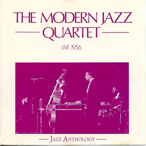 Couverture LIVE 1956 de THE MODERN JAZZ QUARTET