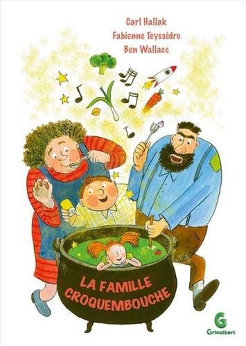 Couverture LA FAMILLE CROQUEMBOUCHE de Carl HALLAK