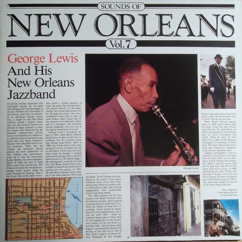 Couverture SOUNDS OF NEW ORLEANS, VOL.7 de George LEWIS & HIS NEW ORLEANS JAZZBAND