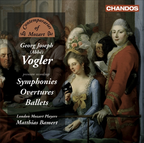 Couverture SYMPHONIES / OVERTURES / BALLETS de Georg Josef VOGLER