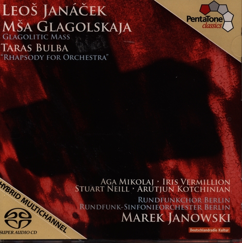 Couverture MESSE GLAGOLITIQUE / TARAS BULBA de Leos JANACEK