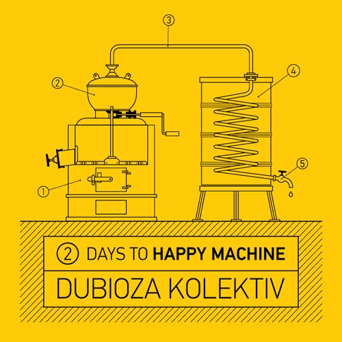 Couverture HAPPY MACHINE de DUBIOZA KOLEKTIV