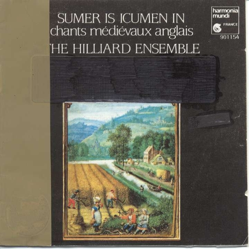 Couverture CHANTS MEDIEVAUX ANGLAIS "SUMMER IS ICUMEN IN"