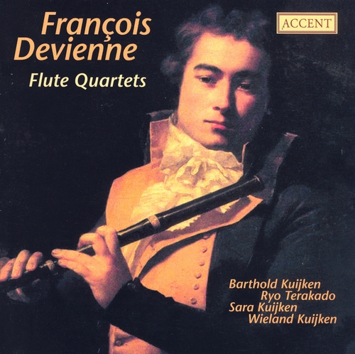 Couverture QUATUORS AVEC FLÛTE de François DEVIENNE