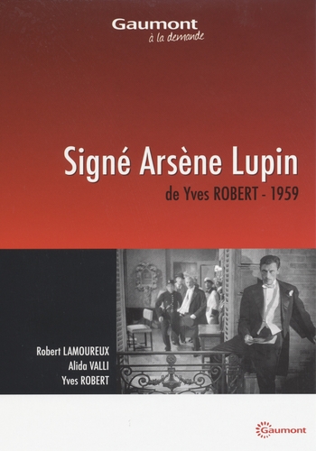 Couverture SIGNÉ ARSÈNE LUPIN de Yves ROBERT